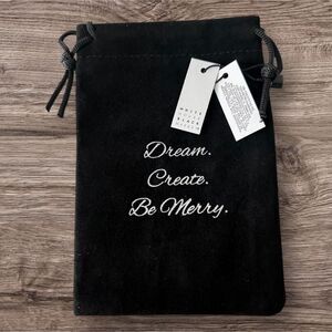 Lot of 10 White House Black Market Black Velvet Jewelry Gift Pouches NWT
